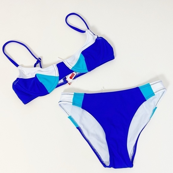 Solid & Striped Emily Bikini Set Swimsuit ColorBlock - Picture 6 of 8
